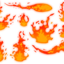 Anime VFX fire 2d (free version 2)