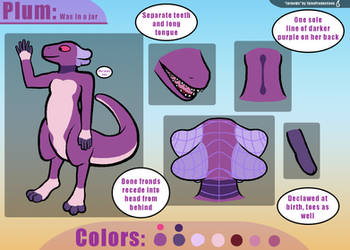 Plum - Character Reference Sheet