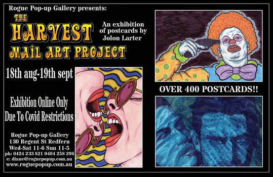 Harvest Mail Art Project Exhibition Ad