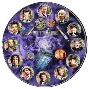 Doctor Who Clock Face, 1/31/18