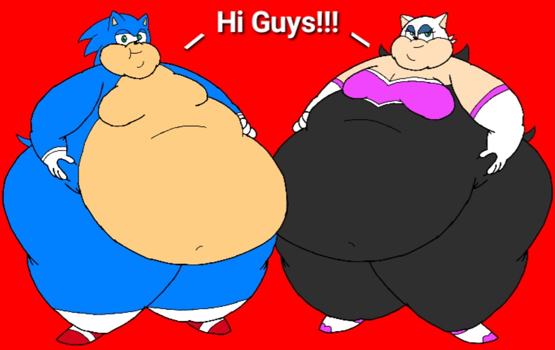 Fat Sonic and Rouge by Ninjabrand94 on DeviantArt