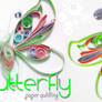 butterfly paper quilling