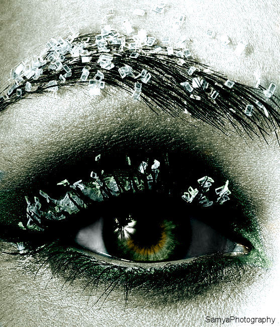 Green winter eye