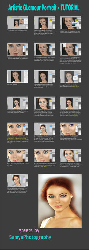 Glamour Portrait  TUTORIAL