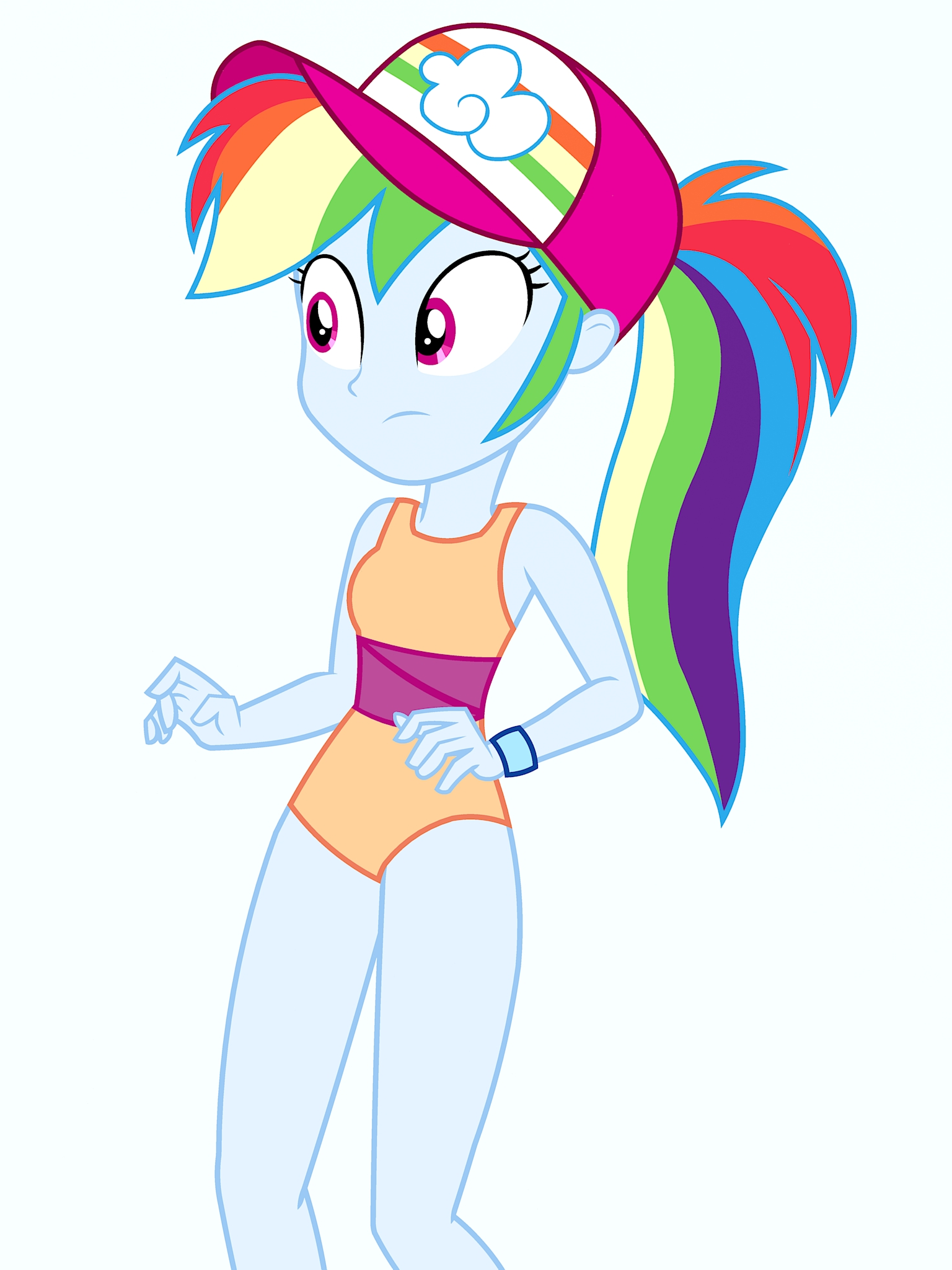 Rainbow dash 2025 bathing suit