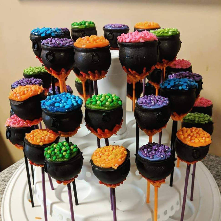 Bubbling Cauldron Cake Pops – Adventures In Yum