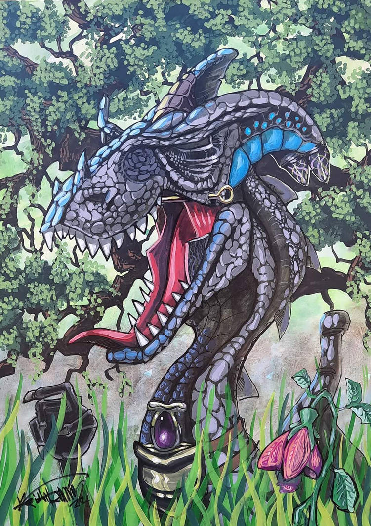 Laughing dragon by ktrimm on DeviantArt