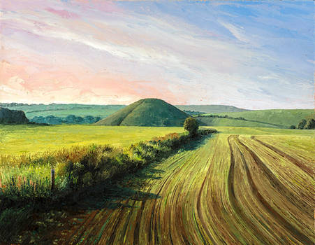 Silbury Hill, early morning