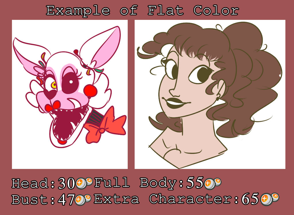 Example of Flat Color by Monpyzka0 on DeviantArt