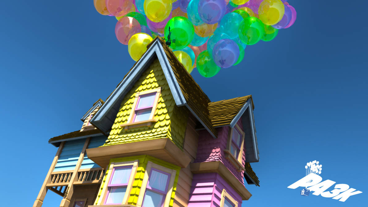 House from the movie Up by pa3kc on DeviantArt