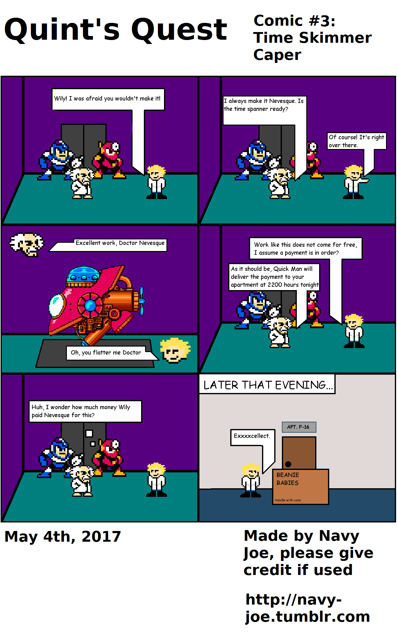 Dr. Wily doesn't know just what he's giving away...