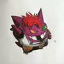 Geng-oome (gengar x recoome of ginyu force)