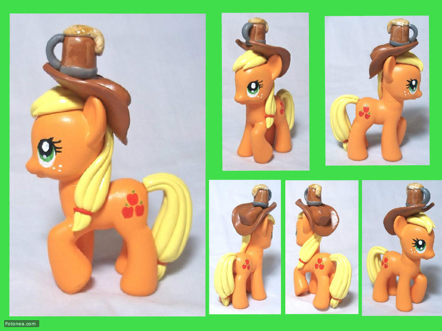 Applejack Custom Toy with Cider