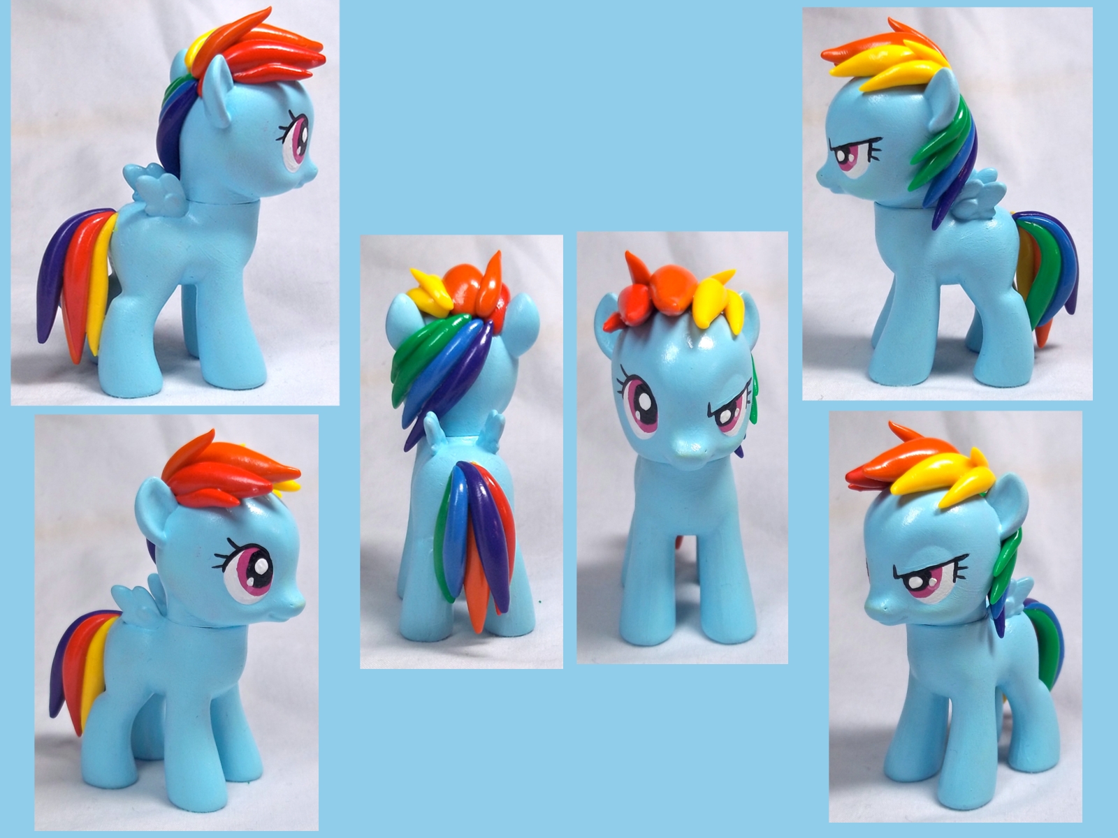 Filly Rainbow Dash custom toy