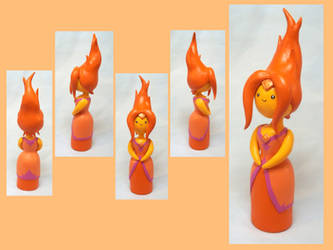 Flame Princess Sculpt by CadmiumCrab