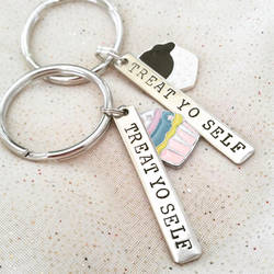 Treat Yo Self Keychain