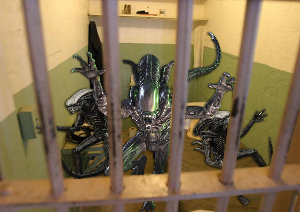 Alien Jail Inmate Alien in jail by Sulaimanz on DeviantArt