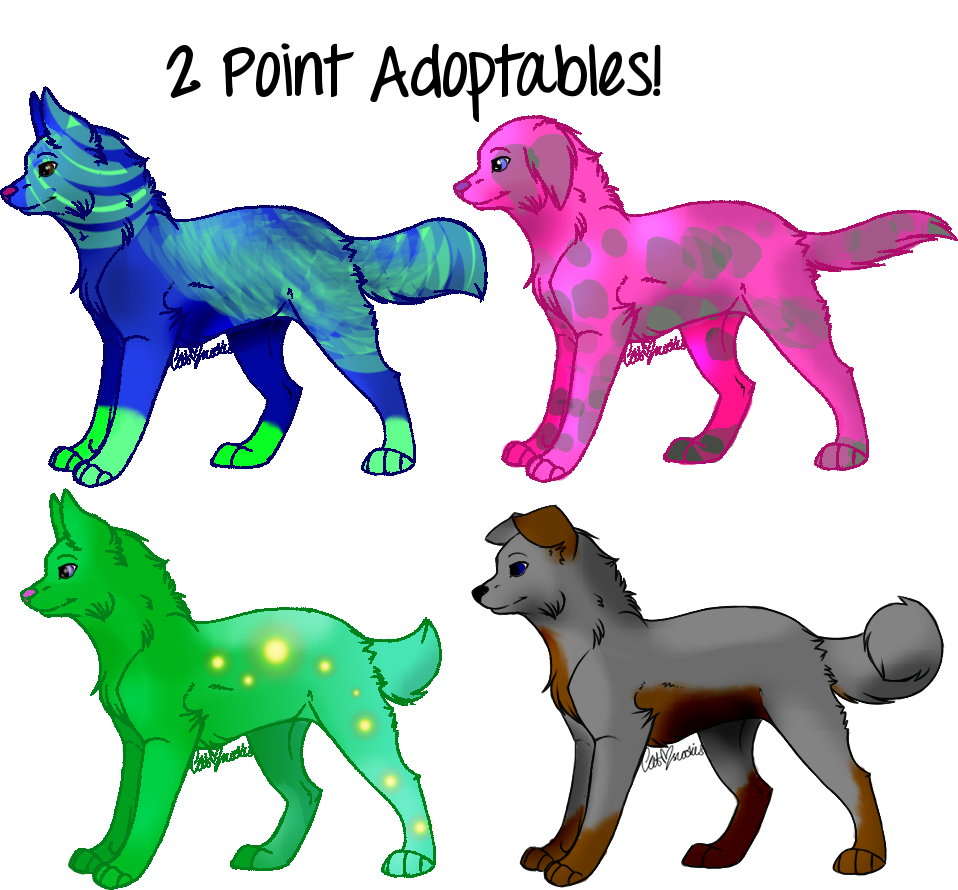 2 Point Adoptable Wolves