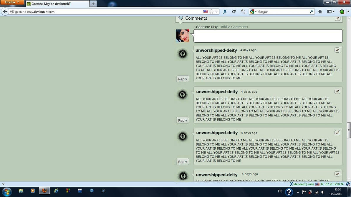 Harassed by admin DeviantMEET-PARIS by Gaetane-May Harassed by admin DeviantMEET-PARIS by Gaetane-May