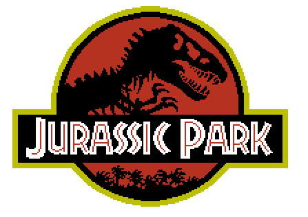 Jurassic Park Free Cross Stitch Pattern