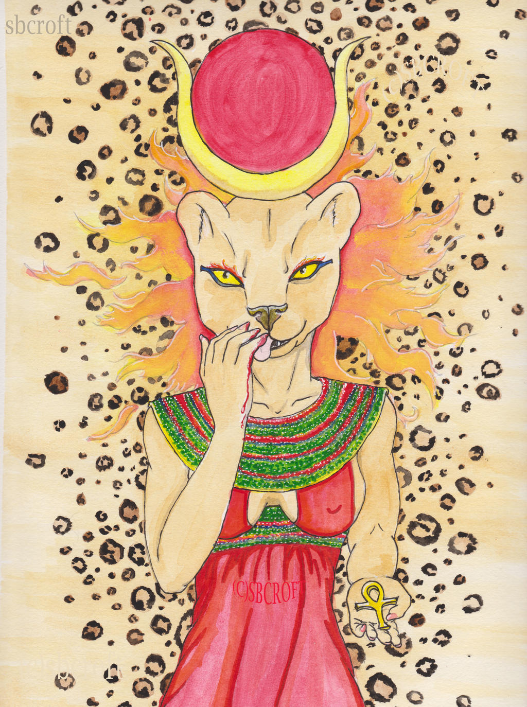 Sekhmet of the Flames