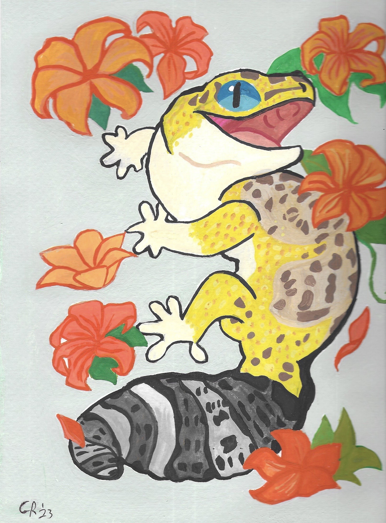 Gecko Deviantart Leopard Gecko Portrait by Risingphoenix255 on DeviantArt