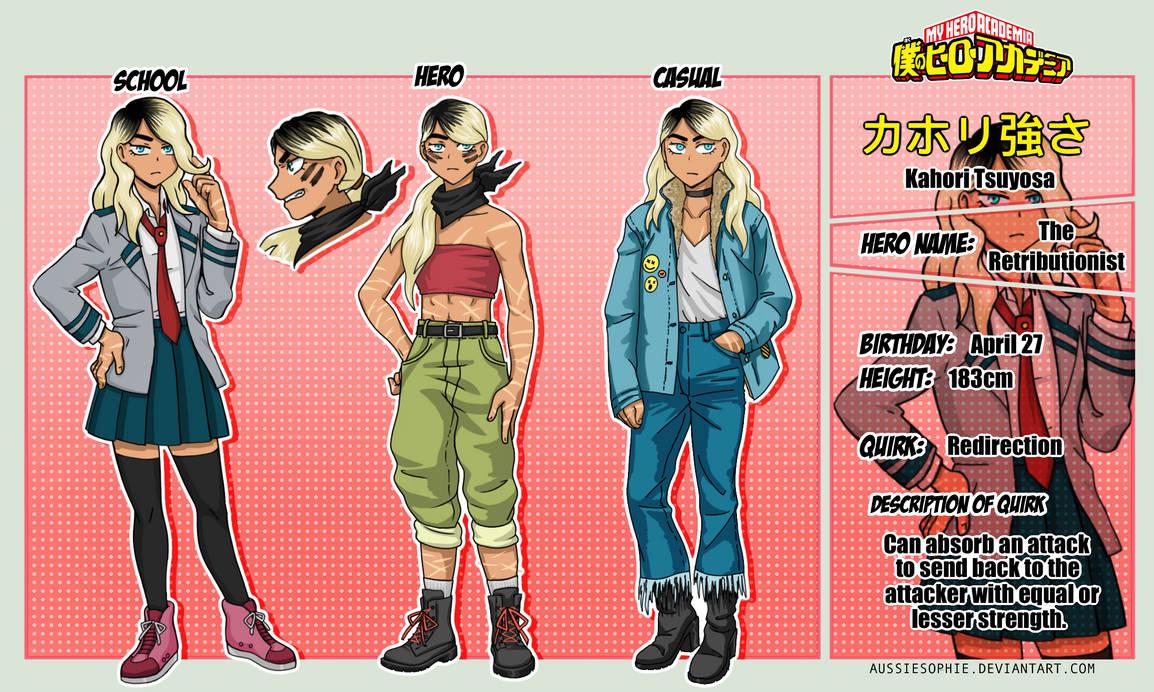 BNHA OC - Kahori Tsuyosa by AussieSophie