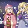 Maru and Mari in the Snow