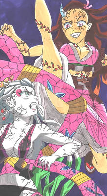 Daki VS Nezuko (Demon Slayer)