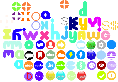 Nick Leters Nickelodeon Font Letters that I Designed V2 by GabyVR on DeviantArt