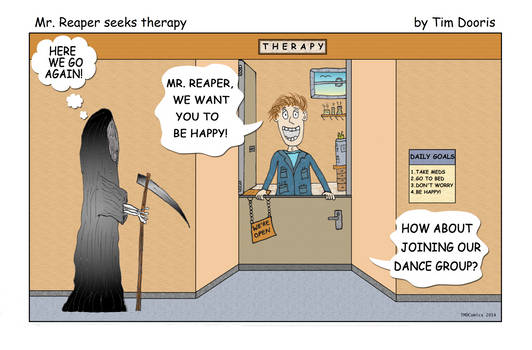 Mr Reaper Seeks Therapy color version