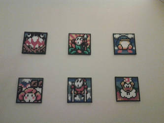 Perler beads Yoshi's Island