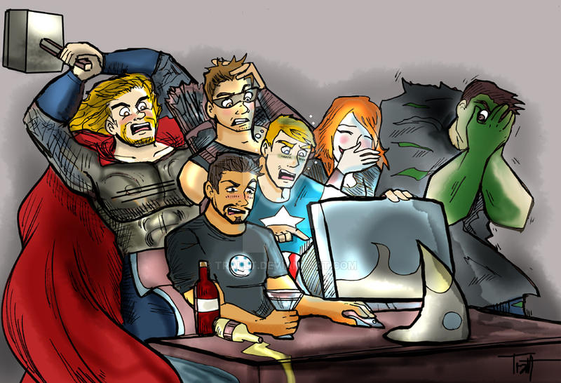 The Avengers Discover Fan-Art