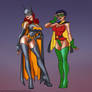 BatBabe and Swallow Pinup, MoreWIP