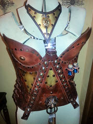 Anna's Steampunk Corset and Choker