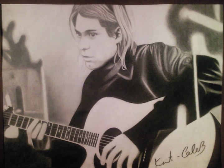 Kurt cobain drawing