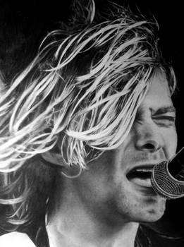 Kurt cobain drawing FINISHED closeup