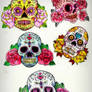Sugar Skull and roses