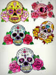Sugar Skull and roses