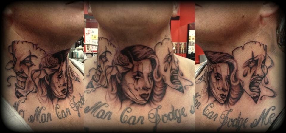 Gangsta Clown Girl Tattoo By Calebslabzzzgraham On Deviantart