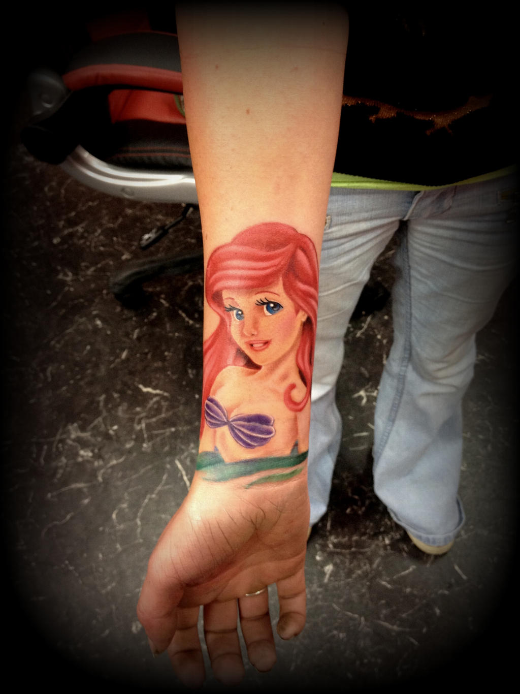 The little mermaid tattoo