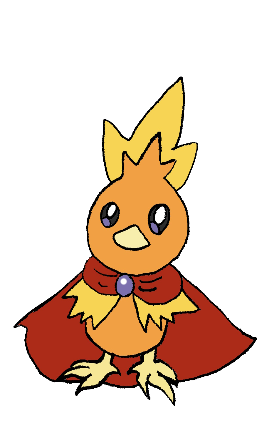 Torchic Cry Caped Torchic by Chicken-Yuki on DeviantArt