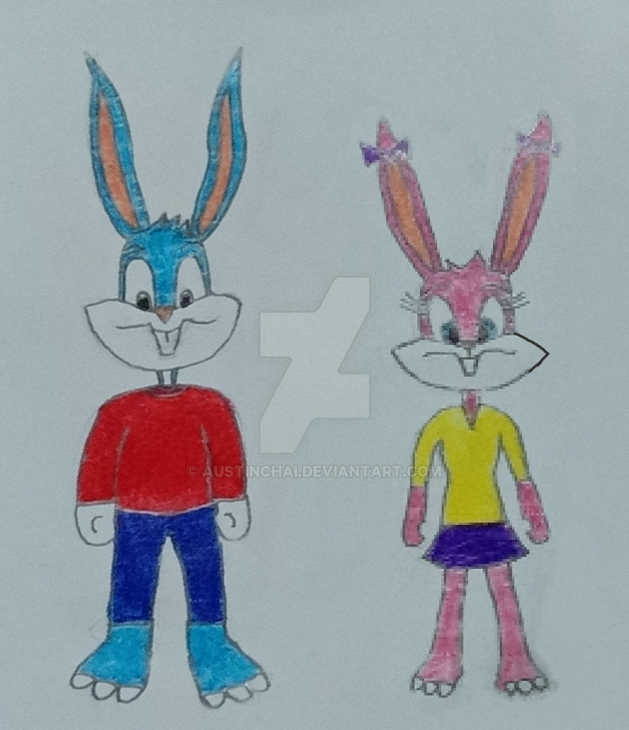 Buster and Babs bunny by austinchai on DeviantArt