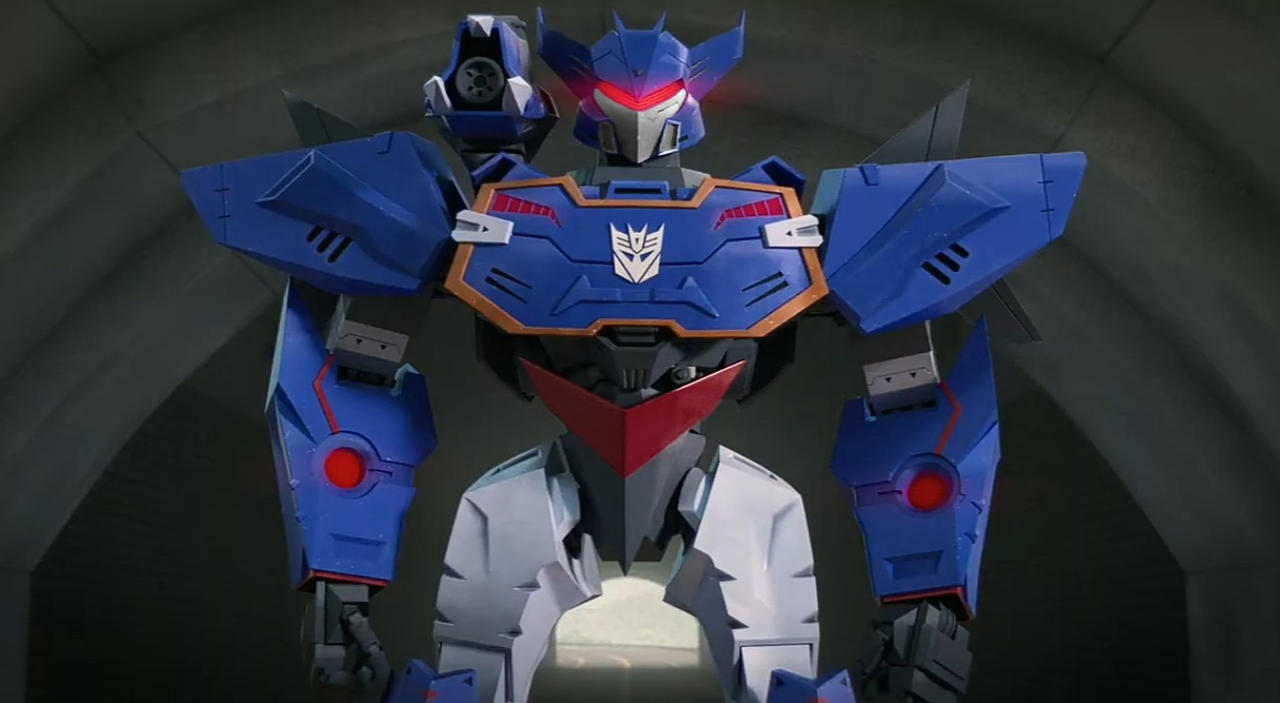 Earthspark Soundwave with a silver faceplate. by austinchai on DeviantArt