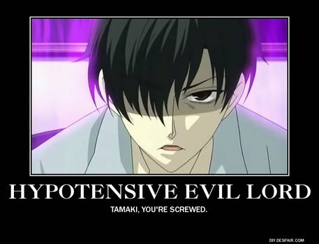 Hypotensive Evil lord