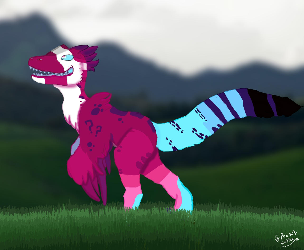 Dino girl go raaa by SpookyKoffee on DeviantArt