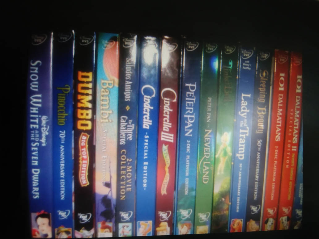 My Disney Animation Studios DVD Collection by samthedvdguy on DeviantArt