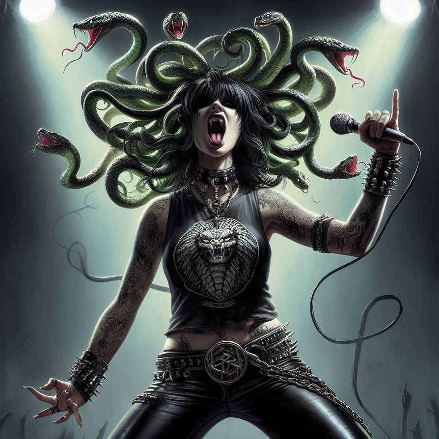 Medusa Rave Lead Singer Medusa (1) by FatPost on DeviantArt