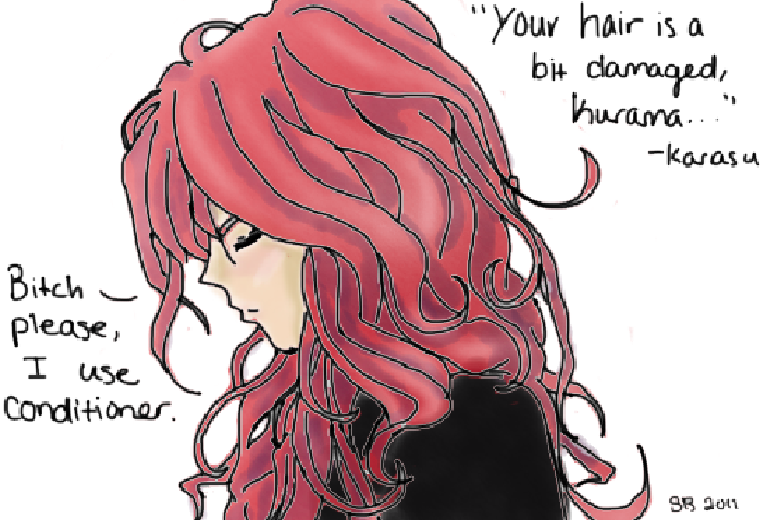 Kurama's Hair and Karasu