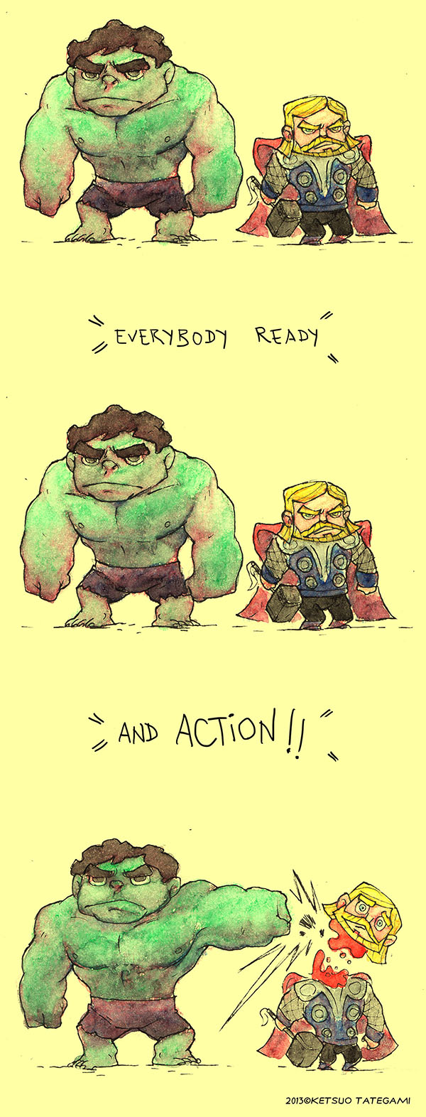 Movie Time::The Hulk and Thor